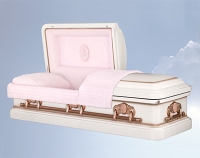 Cameo Rose casket