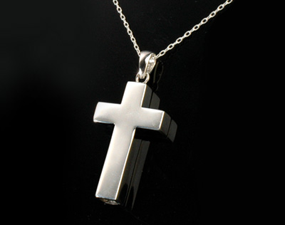 Cremation Cross Necklace