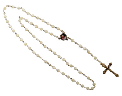 Mother-of-Pearl Rosary Beads