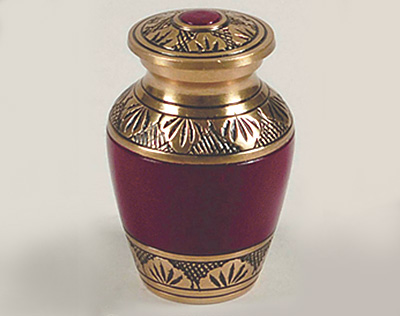 Athens Brass Keepsake/Infant Urn