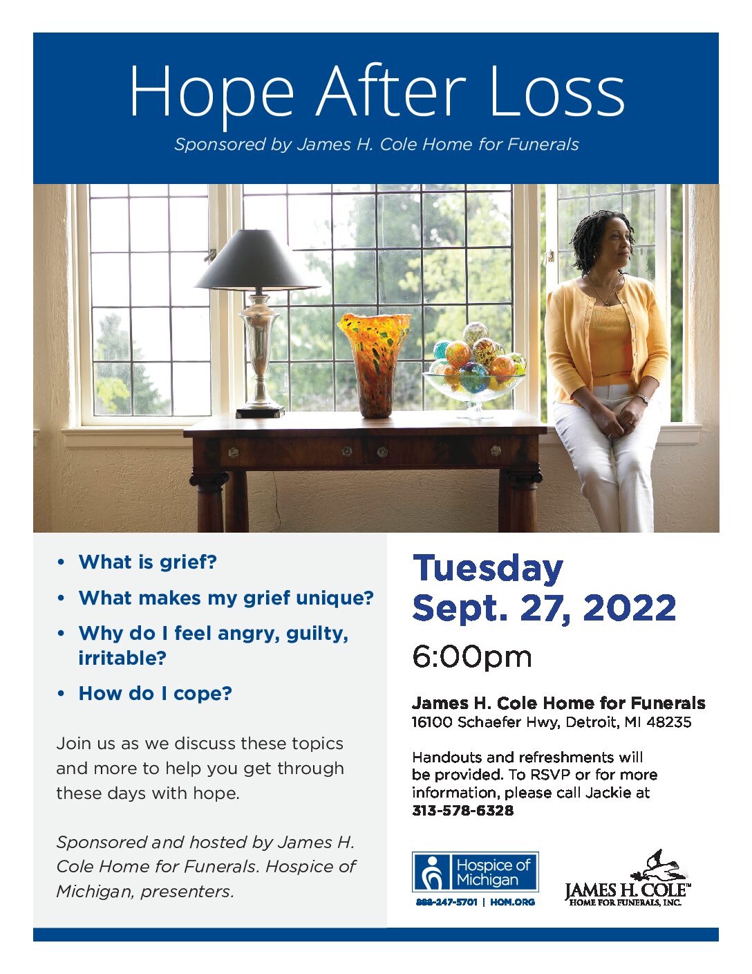 Hope After Loss James H Cole Home For Funerals